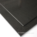 1000x1500x4.0mm 3k plat serat karbon twill matte